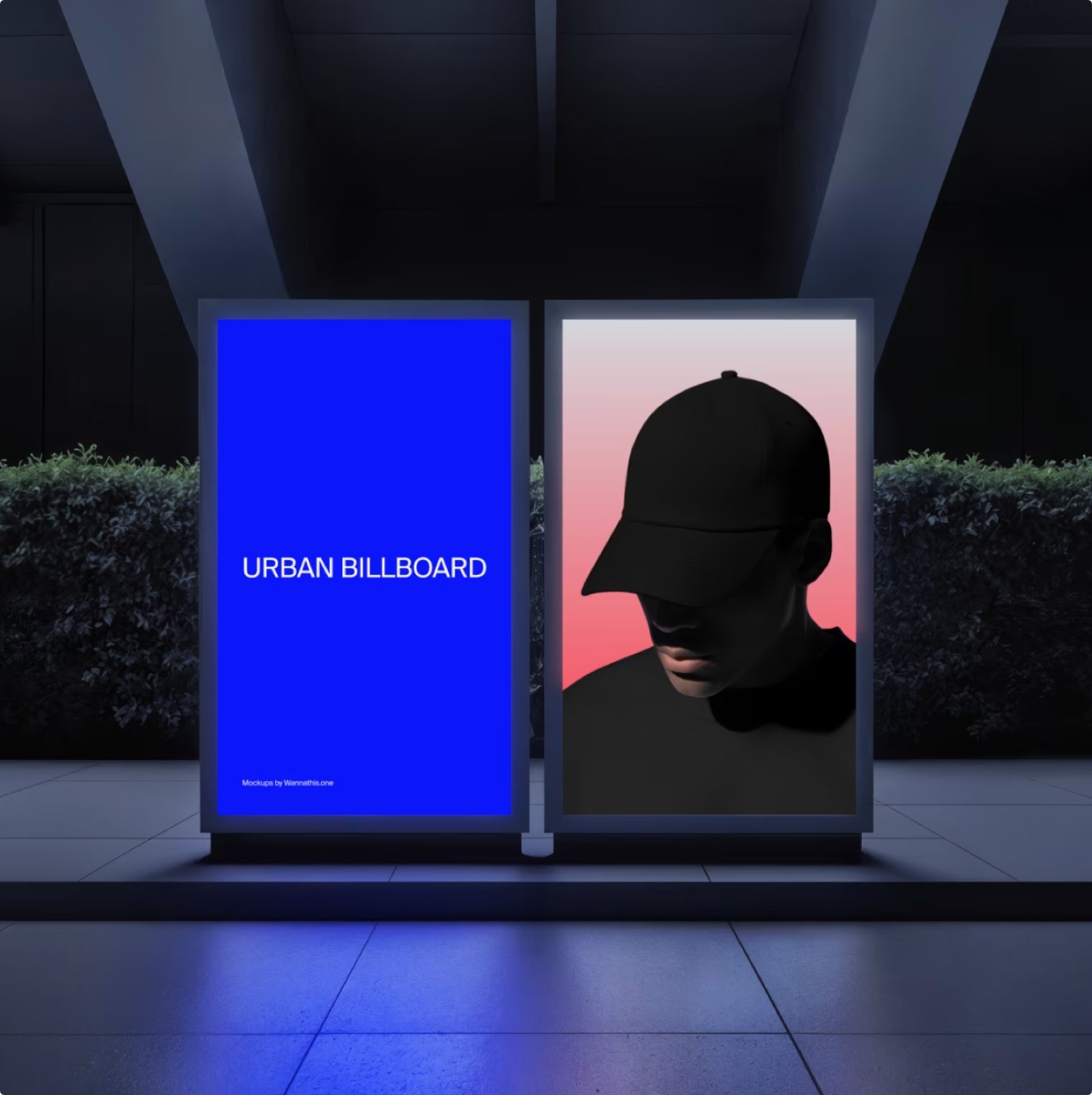 Urban Billboard — dois painéis de mídia exterior